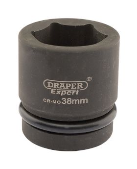 Draper Tools Expert 38mm 1 Square Drive Hi-Torq&#174; 6 Point Impact Socket DRA05118