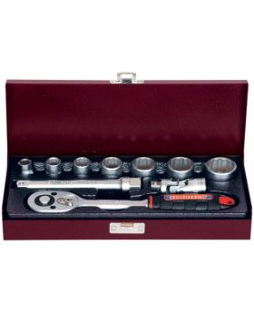 Eurotech Tools ET10540 10Pc 3/8" Drive Whitworth Socket Set
