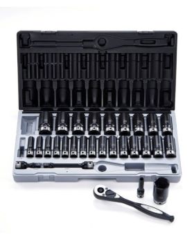 ACTION 1/2" Drive Dual Impact/Standard Socket Set-29pce 11242901