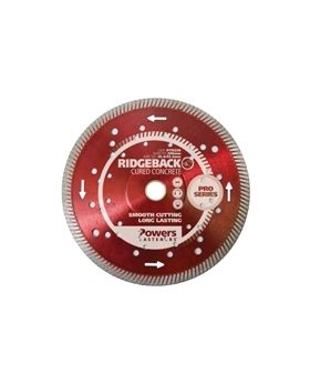 ICCONS POWERS RIDGEBACK Diamond Blade Turbo Rim - PTR Multi Use - 100mm ptr100