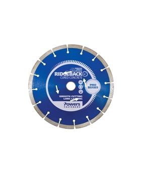 ICCONS POWERS RIDGEBACK Diamond Blade Segmented Blades Wallchasing - Non Abrasive- 125mm pseg125