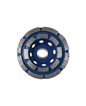 ICCONS POWERS RIDGEBACK Diamond Double Row Concrete Grinding Cup-105mm pgcdr100