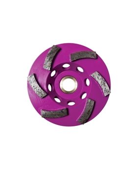 ICCONS POWERS RIDGEBACK Diamond Radial Concrete Grinding Cup-100mm pgcr100
