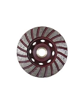 ICCONS POWERS RIDGEBACK Diamond Turbo Style Concrete Grinding Cup-115mm pgct115