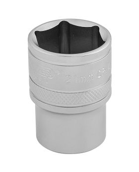 Draper Tools 1/2 Square Drive 6 Point Metric Socket (21mm) DRA16612