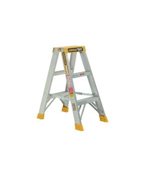 GORILLA 0.9m (3ft) Double Sided Aluminium 180Kg Heavy Duty Step Ladder SM003-HD