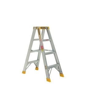 GORILLA 1.2m (4ft) Double Sided Aluminium 180Kg Heavy Duty Step Ladder SM004-HD
