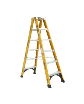 GORILLA Fibreglass Double Sided Heavy Duty 180kg Step Ladder (6ft) 1.8m - FSM006-HD