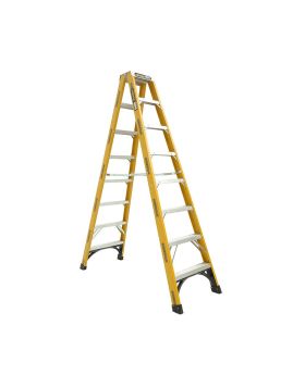 GORILLA Fibreglass Double Sided Heavy Duty 180kg Step Ladder (8ft) 2.4m - FSM008-HD