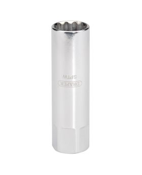 Draper Tools 8mm Thread (14mm Socket) 3/8 Square Drive Thin Wall Hi-Torq&#174; 12 Point Spark Plug Socket DRA22272