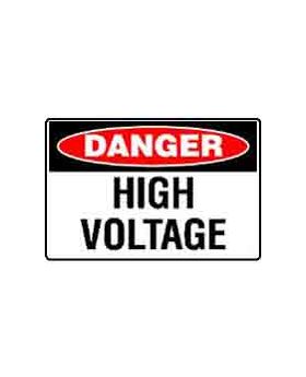 DANGER HIGH VOLTAGE SIGN 22DSAV