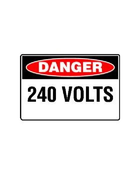 240 VOLTS SIGN 86DSAV