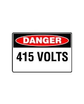 415 VOLTS SIGN 87DSAV