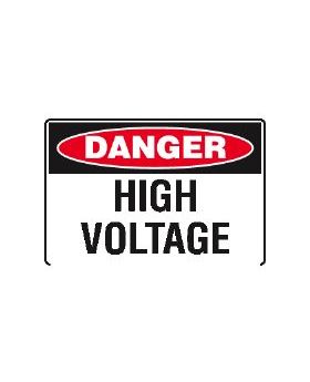 HIGH VOLTAGE SIGN 22DMC