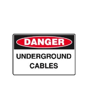 UNDERGROUND CABLES SIGN 63DMC