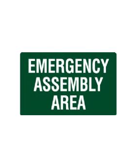 EMERGENCY ASSEMBLY AREA SIGN 88EP