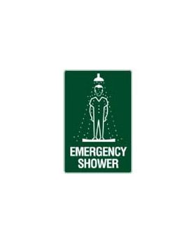 EMERGENCY SHOWER SIGN 38EP