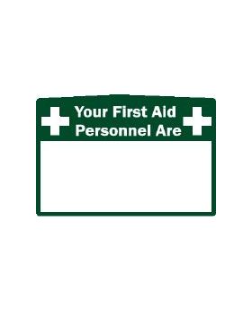 YOUR FIRST AID PERSONNEL ARE SIGN 176EP