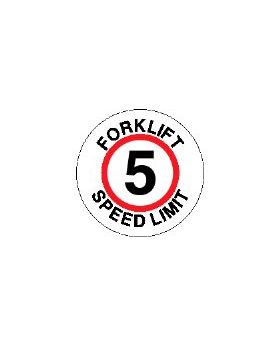 FORKLIFT SPEED LIMIT SIGN SF4-A