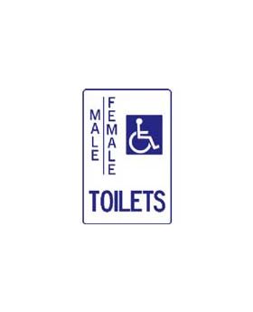 MALE / FEMALE TOILETS SIGN 203S