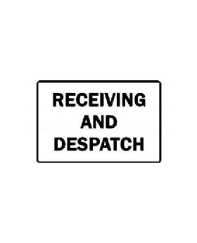 RECEIVING AND DESPATCH SIGN 172P