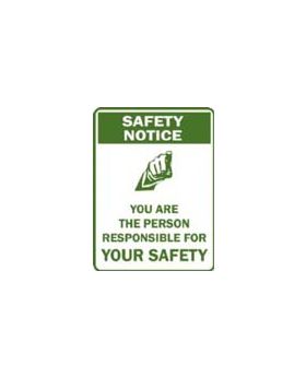 SAFETY NOTICE SIGN 371SAV
