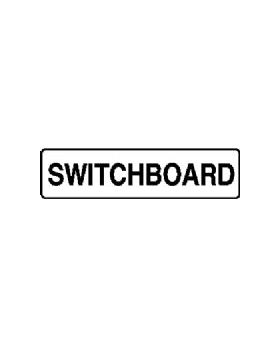 SWITCHBOARD SIGN 321SAV