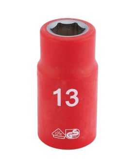 Draper Tools 1/2 Sq. Dr. Fully Insulated VDE Socket (13mm) DRA31788