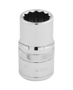 Draper Tools 1/2 Square Drive Hi-Torq&#174; 12 Point Socket (14mm) DRA33125