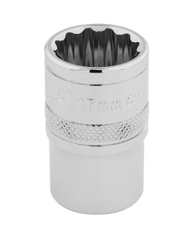 Draper Tools 1/2 Square Drive Hi-Torq&#174; 12 Point Socket (17mm) DRA33167