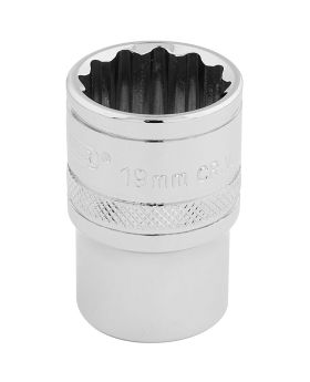 Draper Tools 1/2 Square Drive Hi-Torq&#174; 12 Point Socket (19mm) DRA33231