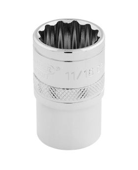Draper Tools 1/2 Square Drive Hi-Torq&#174; 12 Point Socket (11/16) DRA33644