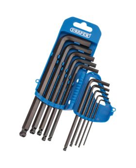 Draper Tools Metric Hexagon and Ball End Hexagon Key Set (10 Piece) DRA33694