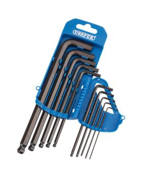 Draper Tools Imperial Hexagon and Ball End Hexagon Key Set (10 Piece) DRA33716