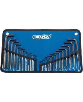Draper Tools Metric/Imperial Combined Hexagon Key Set (25 Piece) DRA33892