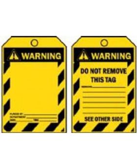 WARNING TAG TAGW1P