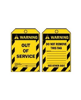 OUT OF SERVICE TAG TAGW4P