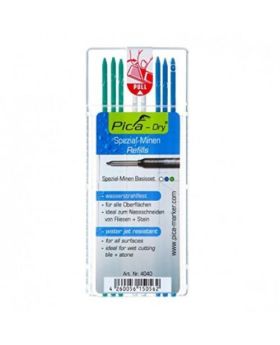 PICA Dry Special refill - Water Jet Resistant - Permanent Mix Blue/Green/White 4040