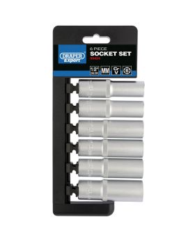 Draper Tools 1/2 Sq. Dr. Metric Deep Socket Set (6 Piece) DRA50424