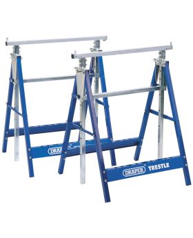 Draper Tools Pair of Telescopic Saw Horses or Builders Trestles DRA54053