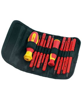 Draper Tools Ergo Plus&#174; VDE Screwdriver Set with Interchangeable Blades (12 Piece) DRA55101