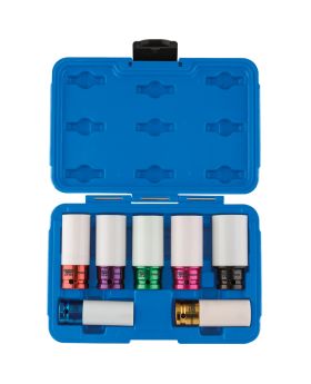 Draper Tools 1/2 Sq. Dr. Wheel Nut Sockets for Alloy Wheels (7 Piece) DRA82979