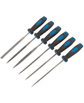 Draper Tools 150mm Soft Grip Needle File Set (6 Piece) DRA83480