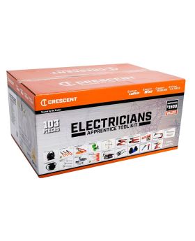 CRESCENT TOOLS  ELECTRICIAN APPRENTICE 103 Piece KIT CTKAE2N