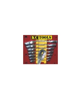 KC Tools KCA13700  7PC STUBBY REVERSE GEAR RATCHET SPANNER SET