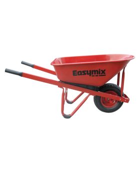 EASYMIX W300SHSRWRS Heavy Duty Steel WheelBarrow