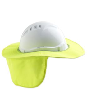PRO CHOICE Detachable Hard Hat Brim-Fluro Yellow HHBFY