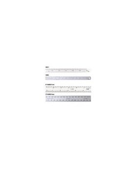 Toledo 60024 Metric and English Stainless Steel Rules - Double Sided L