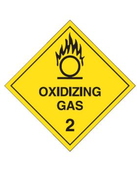 OXIDIZING GAS SIGN H2.4P