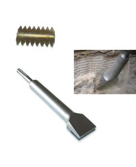 ARMEG 40mm SDS-Plus Scutch Comb Holder & Comb Chisel